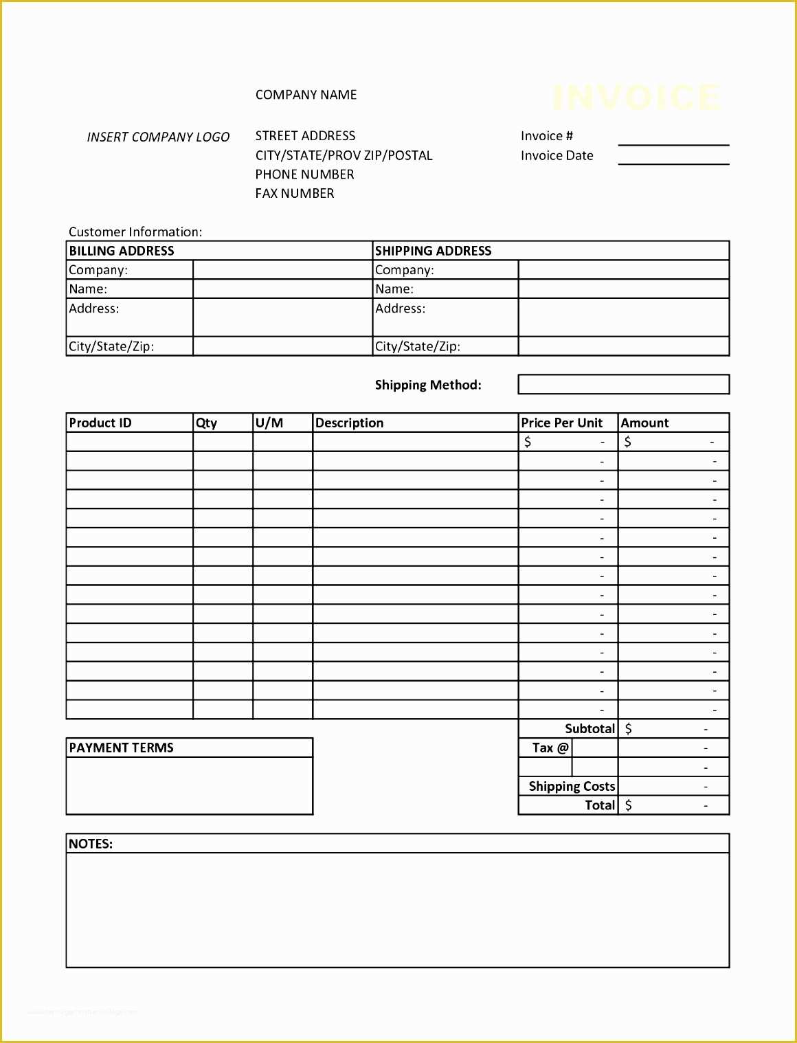 Free Excel Invoice Template Mac Of 6 Invoice Template Excel Mac Exceltemplates Exceltemplates