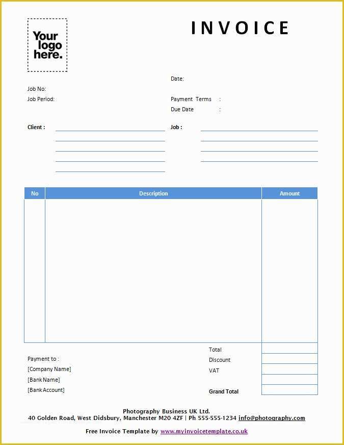 Free Excel Invoice Template Mac Of Free Invoice Template Uk Mac