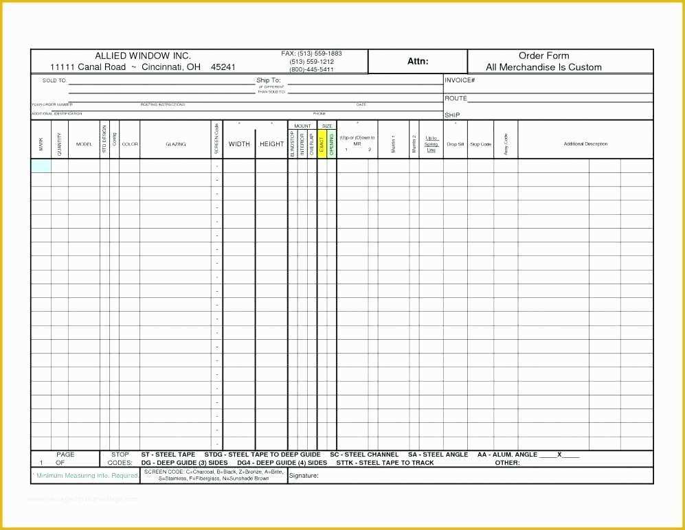 Free Excel Invoice Template Mac Of Window order form Template – Freewarearenafo