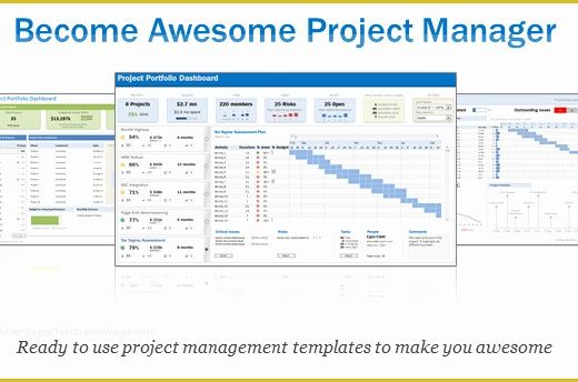 Free Excel Multiple Project Management Tracking Templates Of Excel Project &amp; Portfolio Management Templates Download