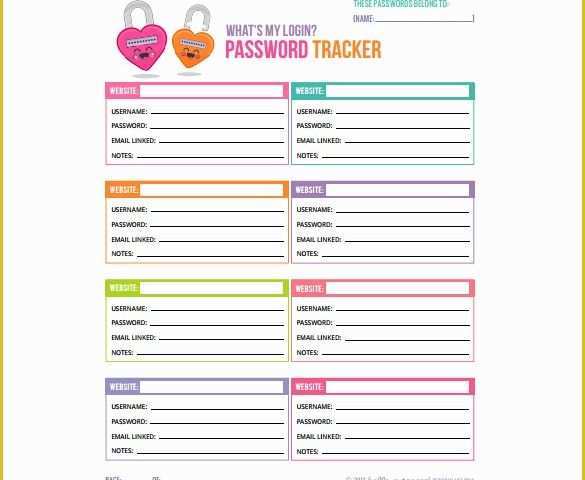 Free Excel Password Manager Template Of 8 Password Spreadsheet Templates Doc Pdf