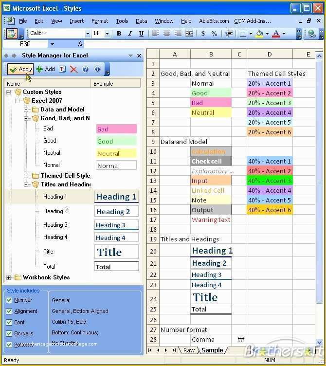 Free Excel Password Manager Template Of Download Free Style Manager for Excel Style Manager for