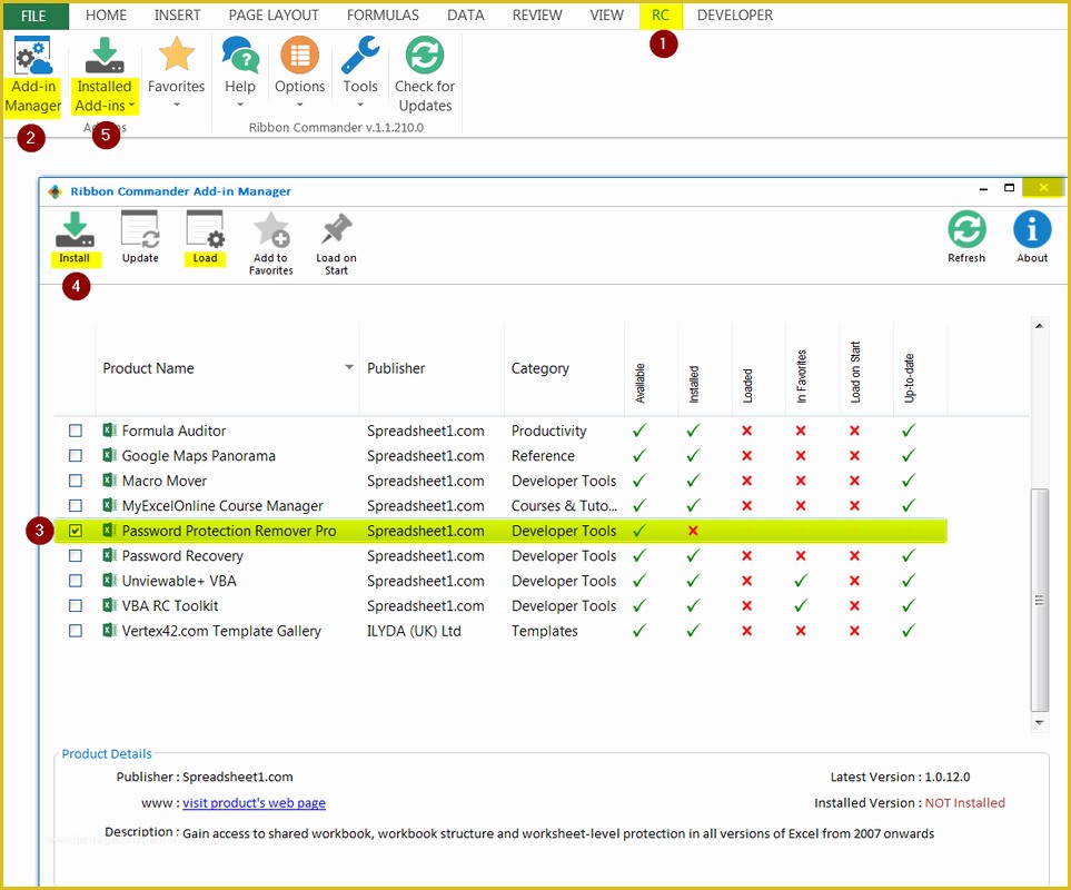 Free Excel Password Manager Template Of Download Password Remover Pro Free Excel Add In