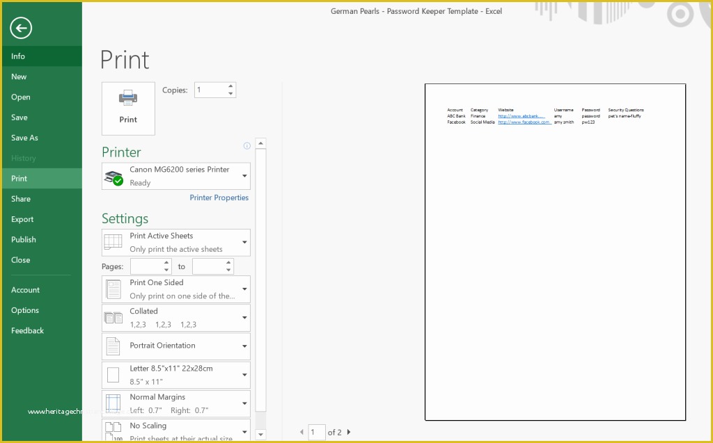 Free Excel Password Manager Template Of How to Use Excel as A Password Keeper Free Template