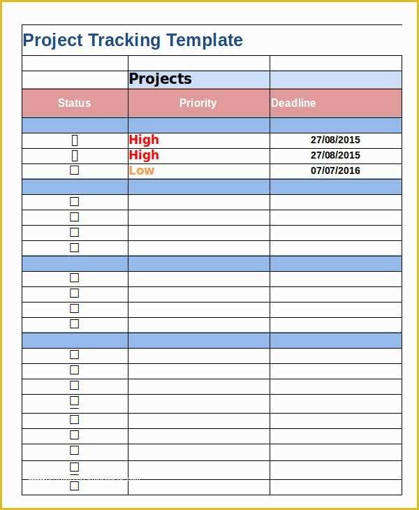 48 Free Excel Task Management Tracking Templates