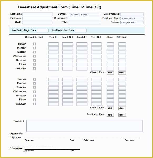 Free Excel Timesheet Template Multiple Employees Of Excel Timesheet Templates 7 Free Download for Excel