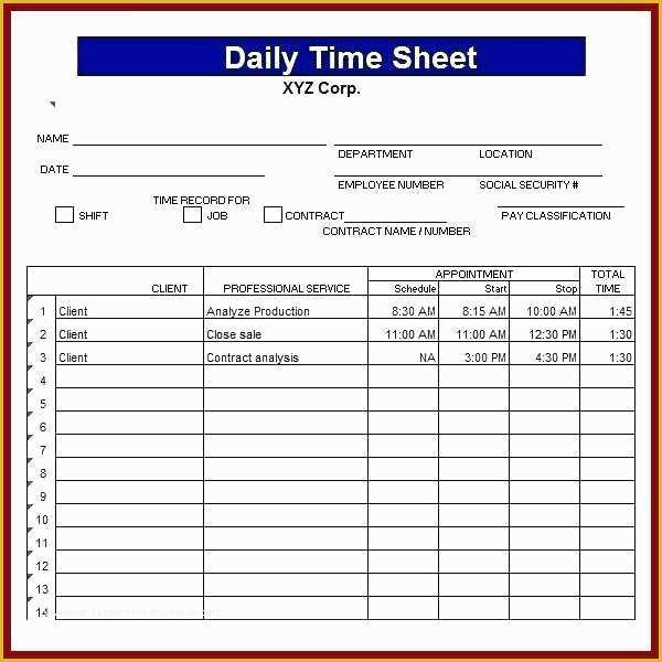 Free Excel Timesheet Template Multiple Employees Of Sample Excel Multiple Employee Timesheet Template