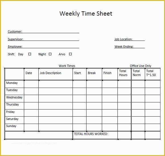Free Excel Timesheet Template Multiple Employees Of Sample Weekly Timesheet Template 9 Free Documents