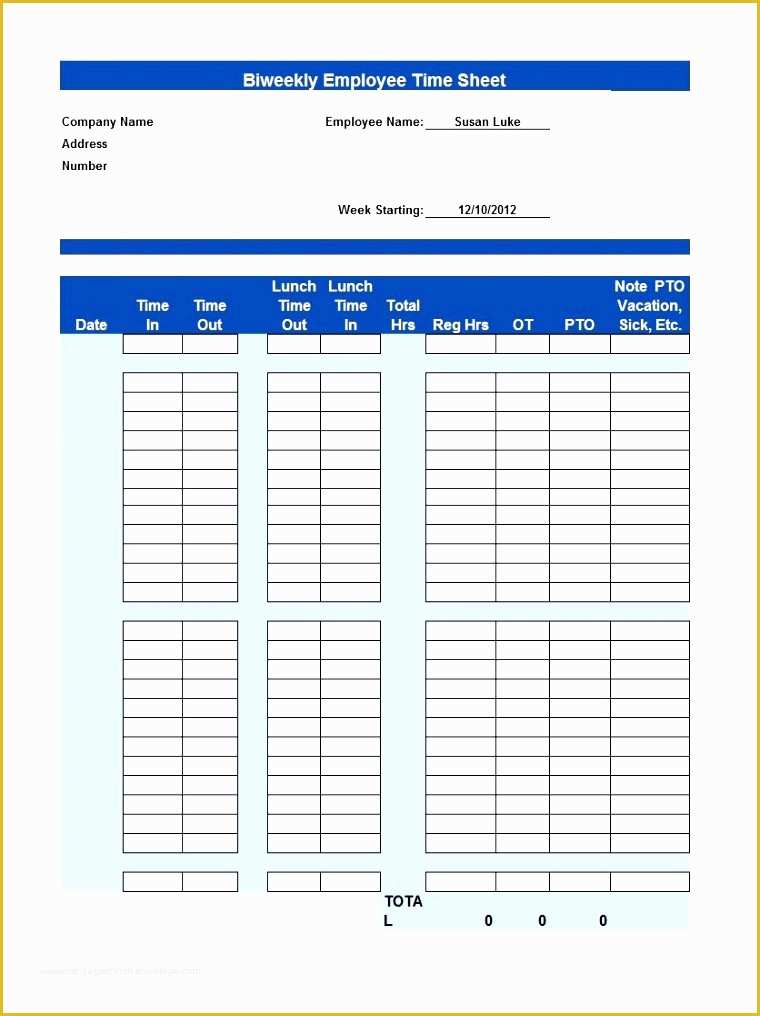Free Excel Timesheet Template with formulas Of 14 Excel Timesheet Template Free Exceltemplates