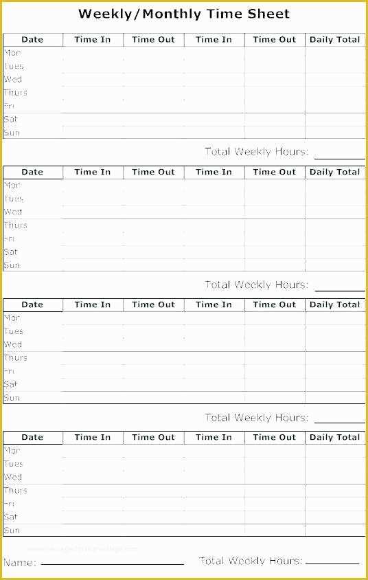 Free Excel Timesheet Template with formulas Of Excel Timesheet Template with formulas – Artmideub