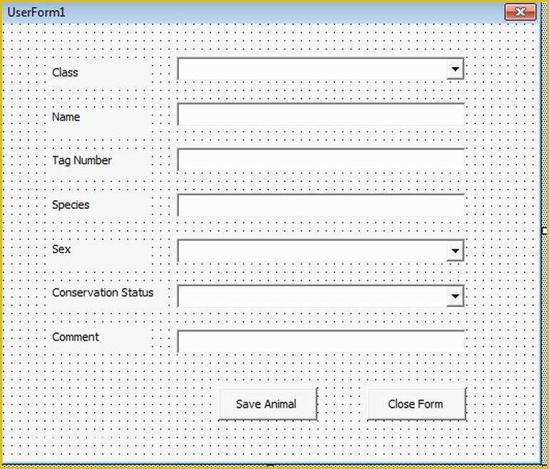 56 Free Excel Userform Templates