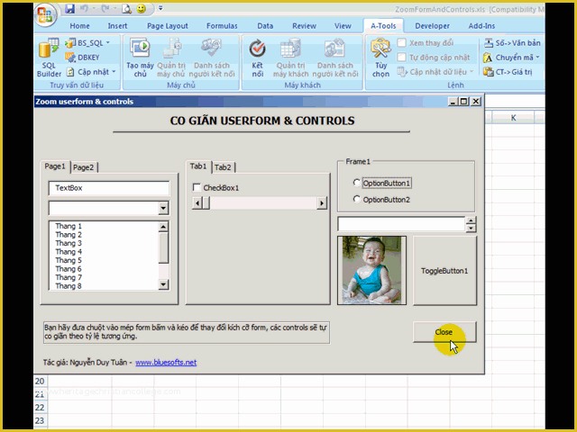 Free Excel Userform Templates Of Resize Userform Controls when form is Maximized Free