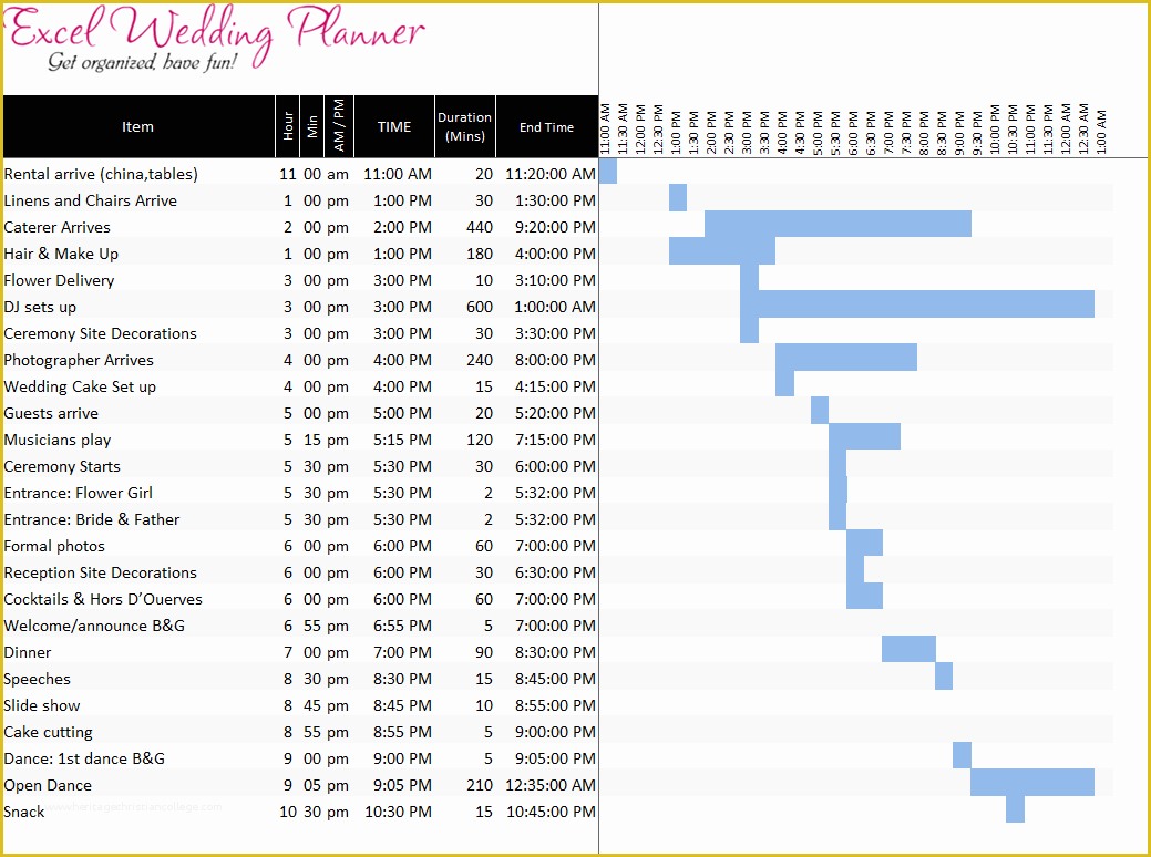 Free Excel Wedding Planner Template Of Beautiful Free Wedding Planner Line Free Excel Wedding