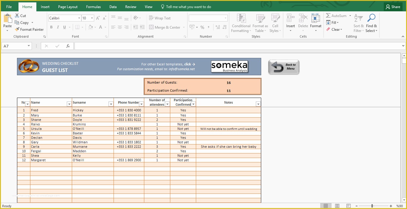 Free Excel Wedding Planner Template Of Wedding Checklist Excel Template for Wedding Planning