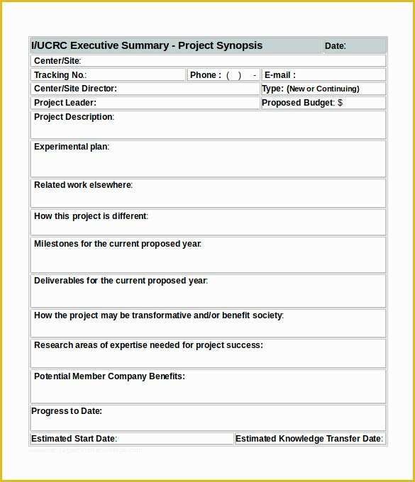 Free Executive Summary Template Of 31 Executive Summary Templates Free Sample Example