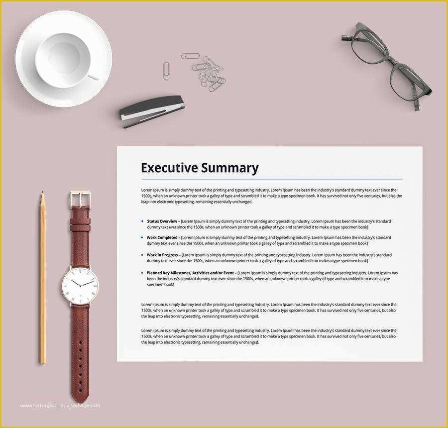 Free Executive Summary Template Of 9 Free Executive Summary Templates Business Industry