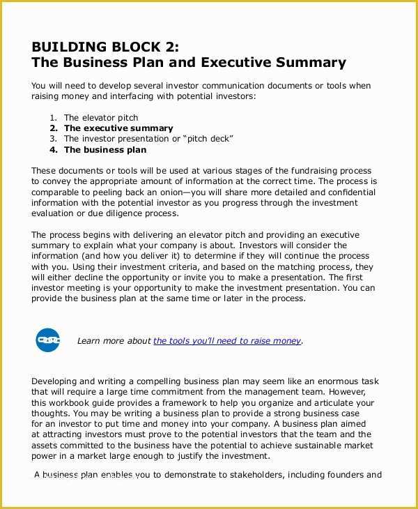 Free Executive Summary Template Of Executive Summary Template 8 Free Word Pdf Documents