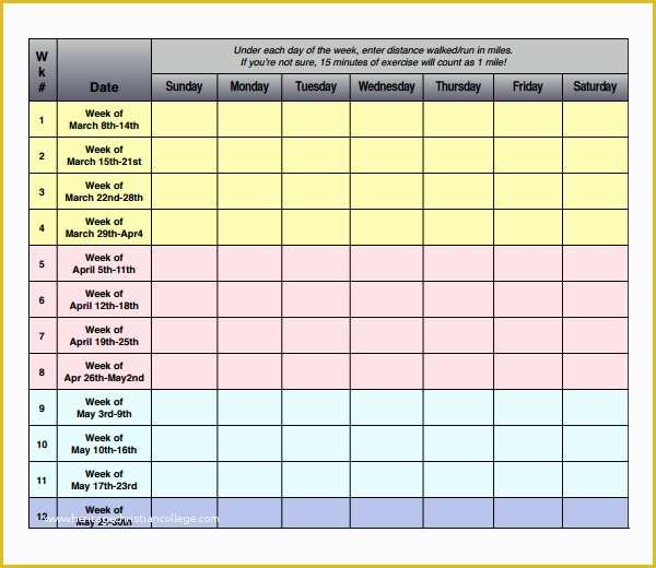 Free Exercise Log Template Of Exercise Log Template 7 Free Pdf Doc Download