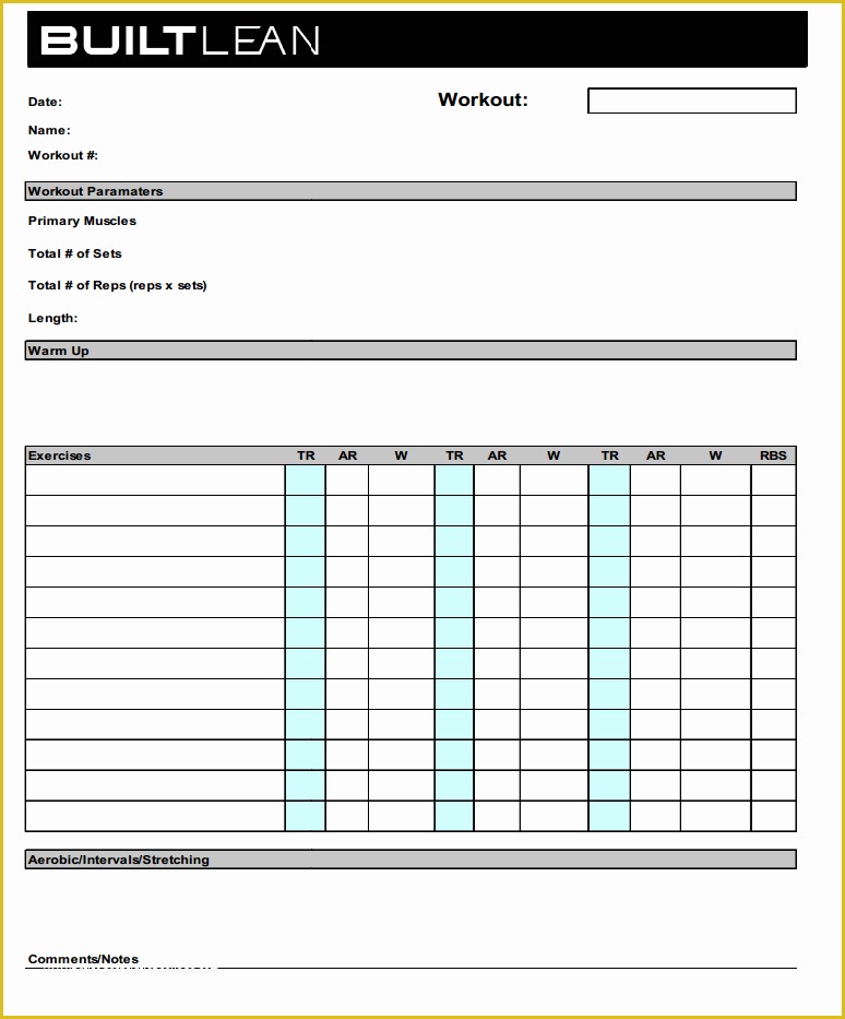 Free Exercise Log Template Of Gym Workout Log Template In Latex Tex Latex Stack Exchange