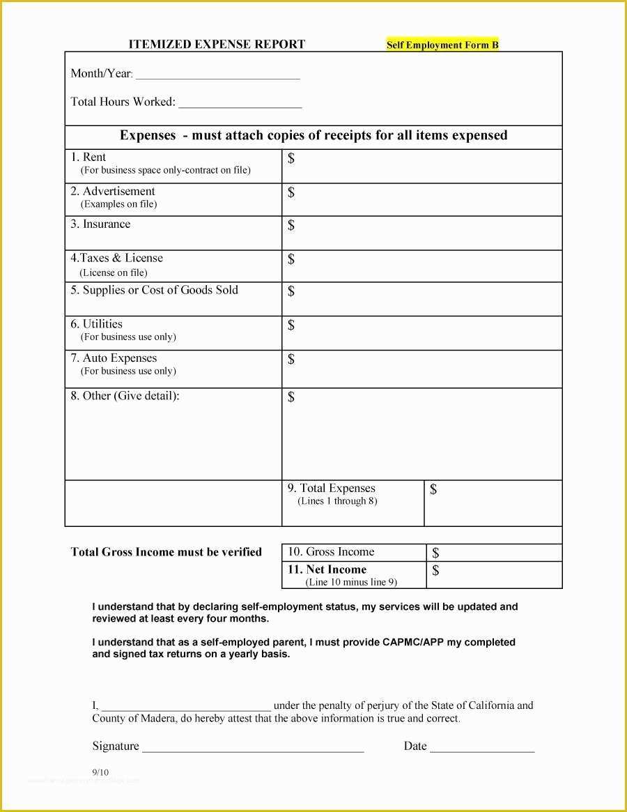 Free Expense Report Template Of 40 Expense Report Templates to Help You Save Money