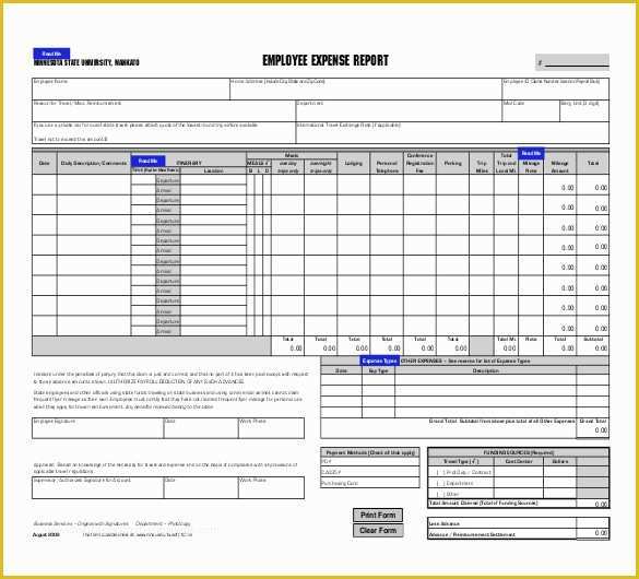 Free Expense Report Template Word Of 27 Expense Report Templates Pdf Doc