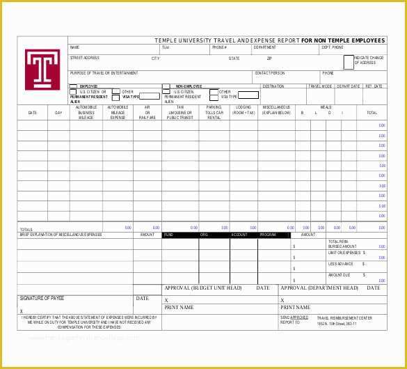 Free Expense Report Template Word Of 29 Expense Report Templates Pdf Doc