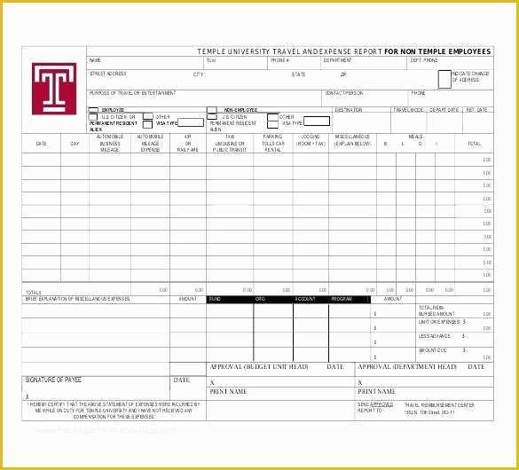 Free Expense Report Template Word Of Microsoft Word Expense Report Template – Template Gbooks