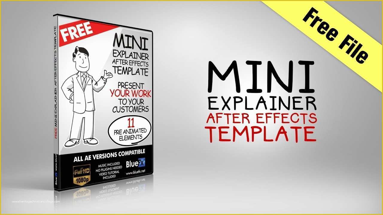 Free Explainer Video Templates Of Free Explainer Video Template Made In after Effects