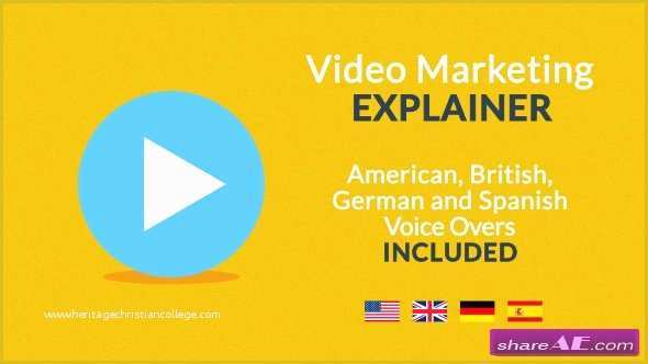 Free Explainer Video Templates Of Video Marketing Explainer Videohive Free after Effects