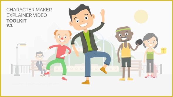 Free Explainer Video Templates Of Videohive Character Maker Explainer Video toolkit Free