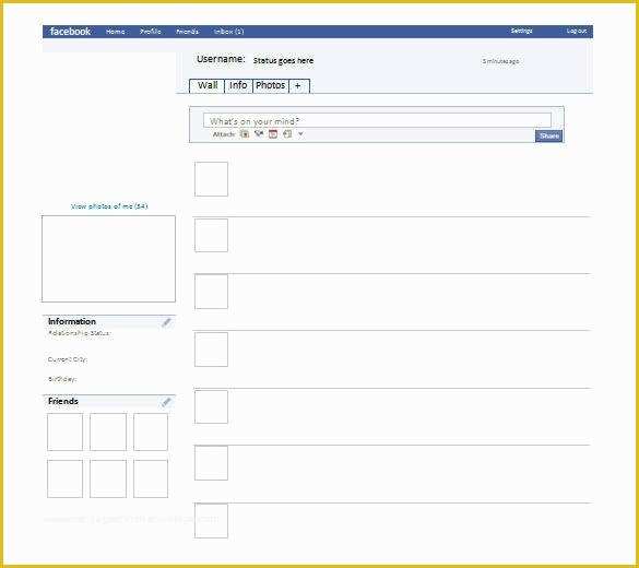Free Facebook Business Page Template Of Page Template Beepmunk