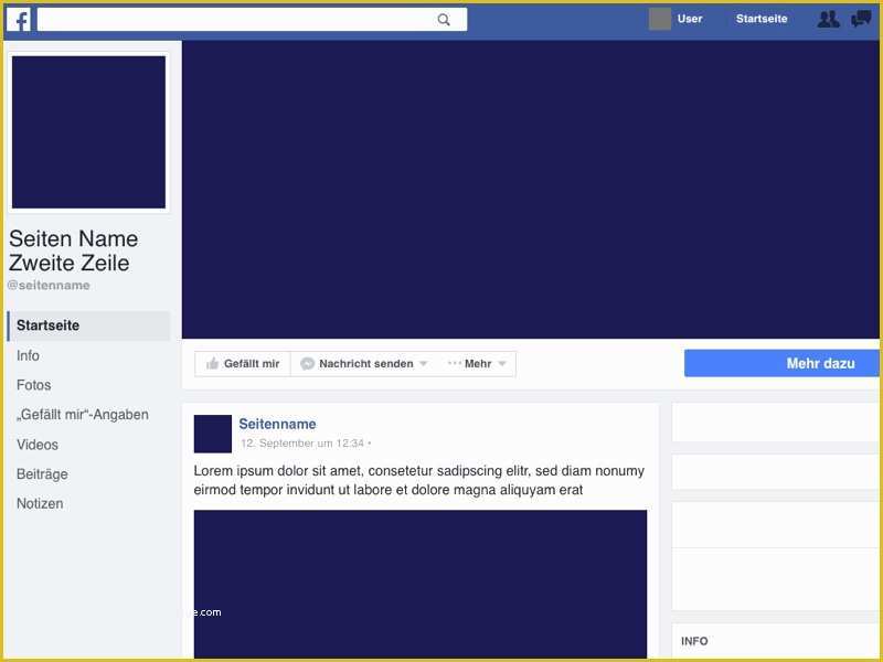 Free Facebook Business Page Template Of Page Template Beepmunk