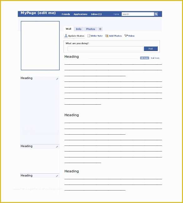 Free Facebook Business Page Template Of Post Template