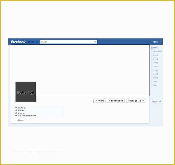 Free Facebook Templates Of Blank Template – 11 Free Word Ppt & Psd