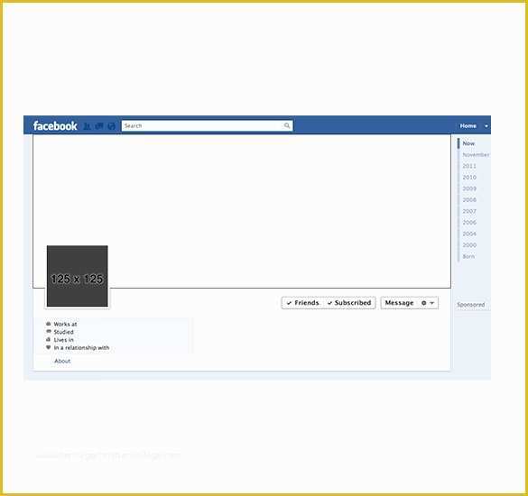 Free Facebook Templates Of Blank Template – 11 Free Word Ppt &amp; Psd