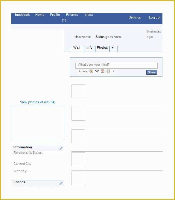 Free Facebook Templates Of Template – 49 Free Word Pdf Psd Ppt format