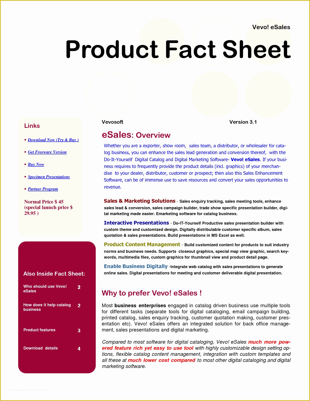 Free Fact Sheet Template Of Best S Of Product Sales Sheet Template Product