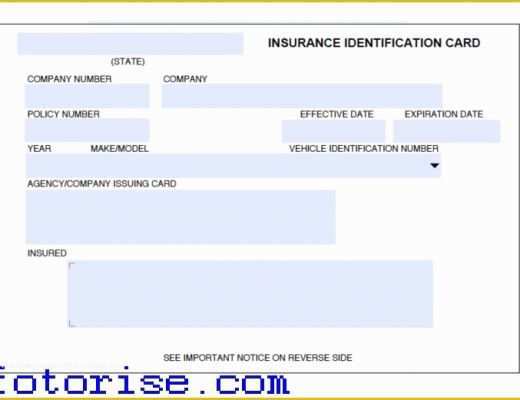 Free Fake Auto Insurance Card Template Of Insurance Card Template Free Understanding the Background