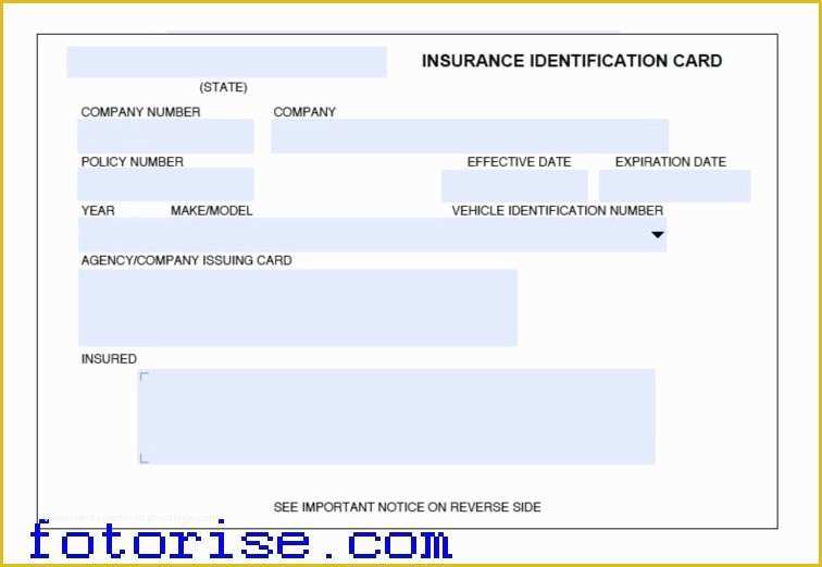 Free Fake Auto Insurance Card Template Of Insurance Card Template Free Understanding the Background