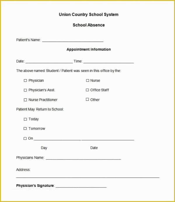 Free Fake Doctors Note Template Download Of 28 Doctors Note Templates Pdf Doc