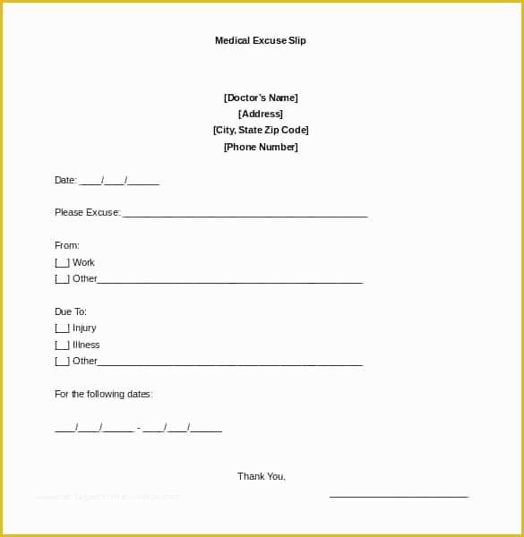 Free Fake Doctors Note Template Download Of Doctors Excuse Template Note Free Premium Templates