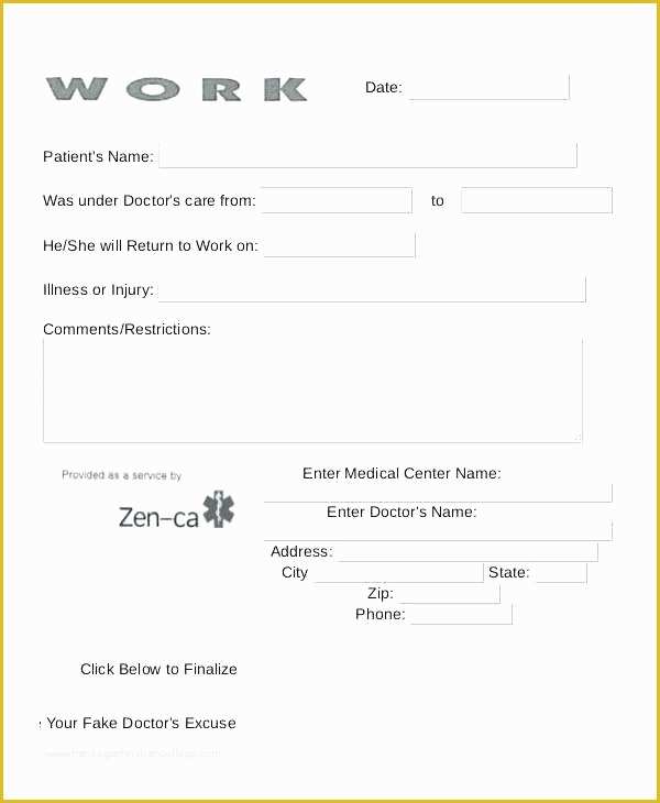 Free Fake Doctors Note Template Download Of Fake Doctors Note Template Dr Sick Gp – Beadesigner