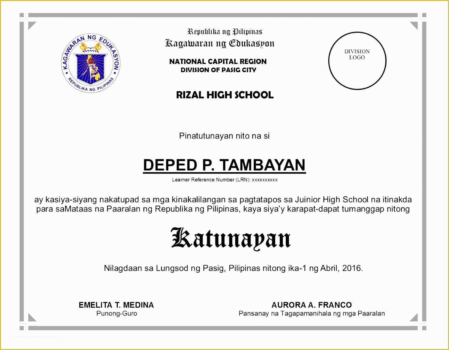 Free Fake High School Diploma Templates Of 7 Fake High School Diploma Template Vouum