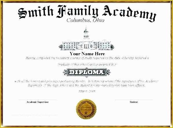 Free Fake High School Diploma Templates Of asentech