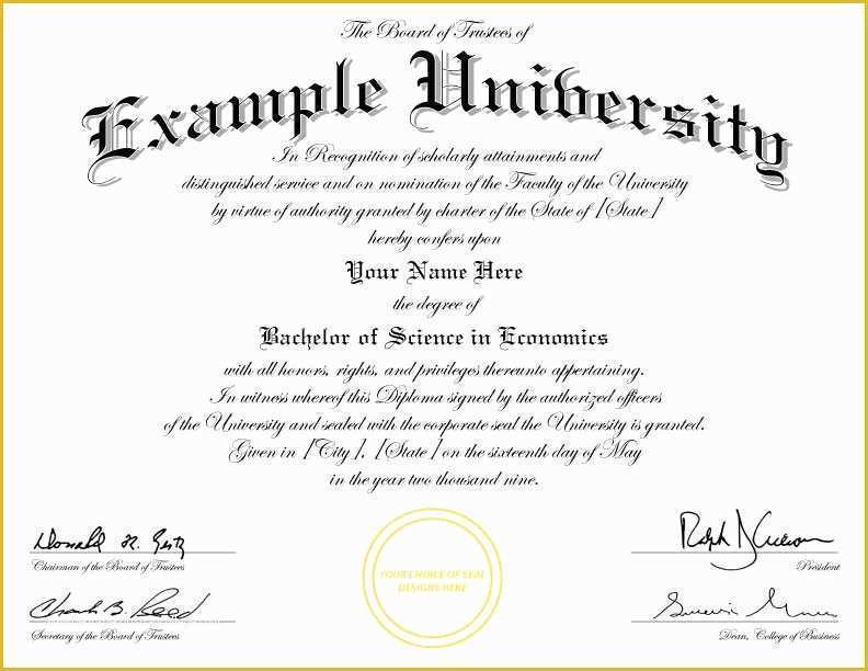 Free Fake High School Diploma Templates Of Buy A Fake College Diploma Line