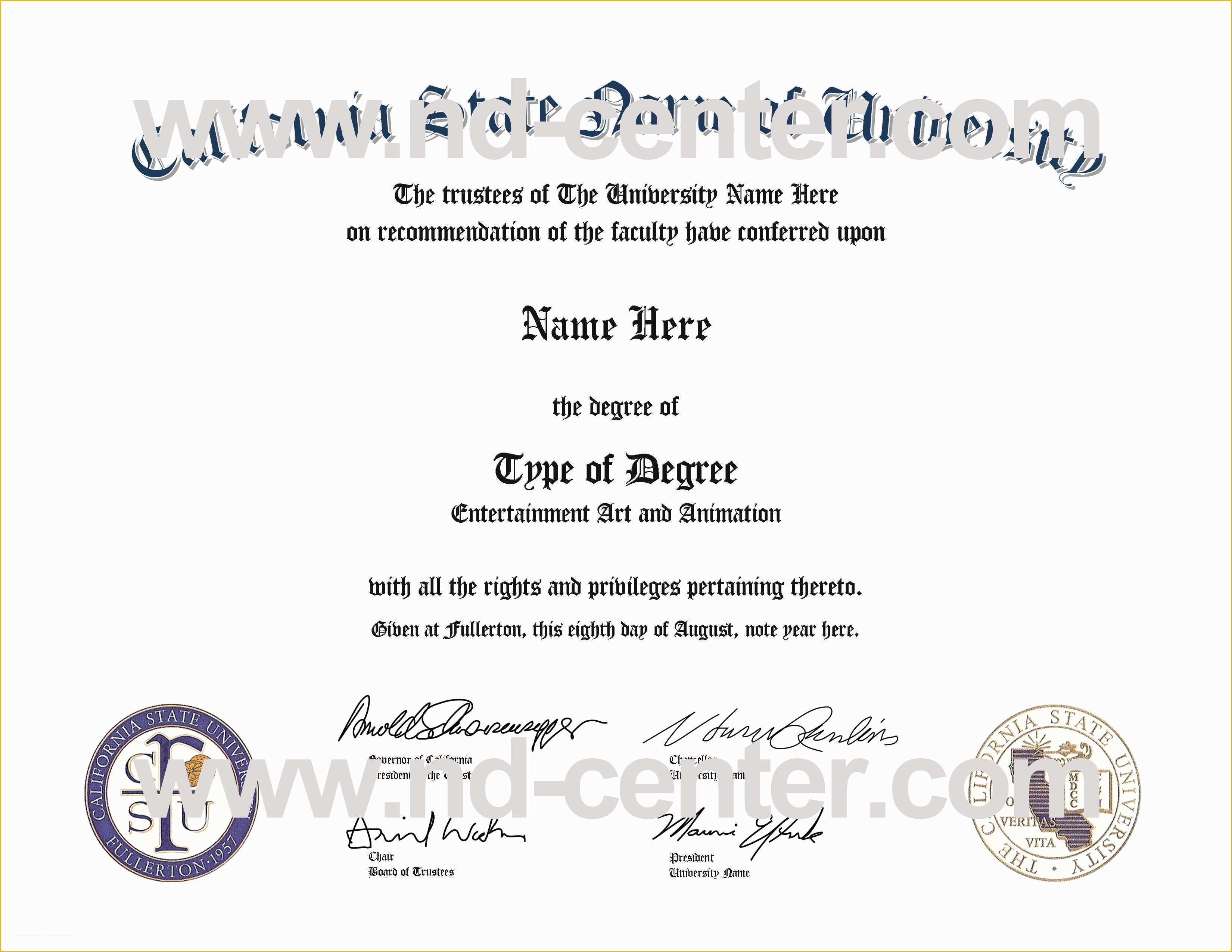 Free Fake High School Diploma Templates Of High School Diploma Free Template Diploma Word Template