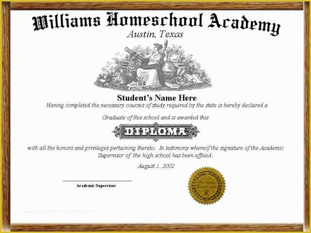 Free Fake High School Diploma Templates Of High School Diploma Template