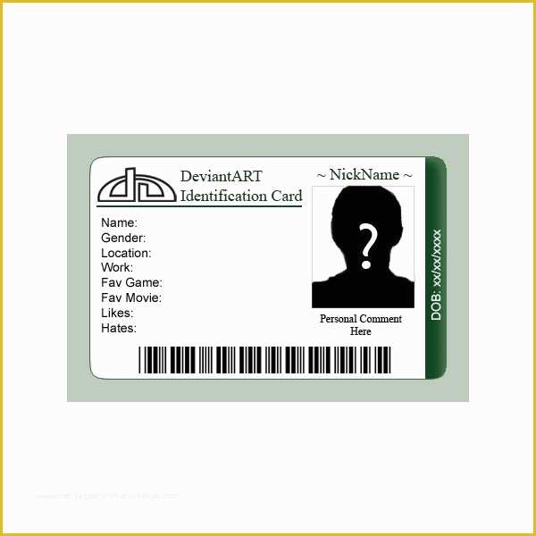 Free Fake Id Templates Online Of 7 Best Of Id Badges Templates Printable Printable