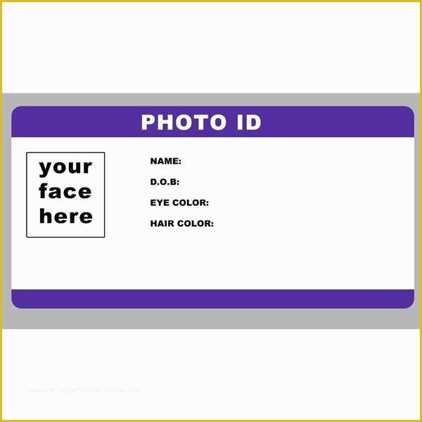Free Fake Id Templates Online Of Fake Id Templates