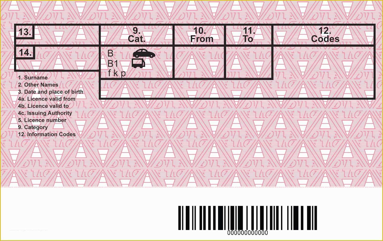 Free Fake Id Templates Online Of Free Fake Id Templates for Nevada